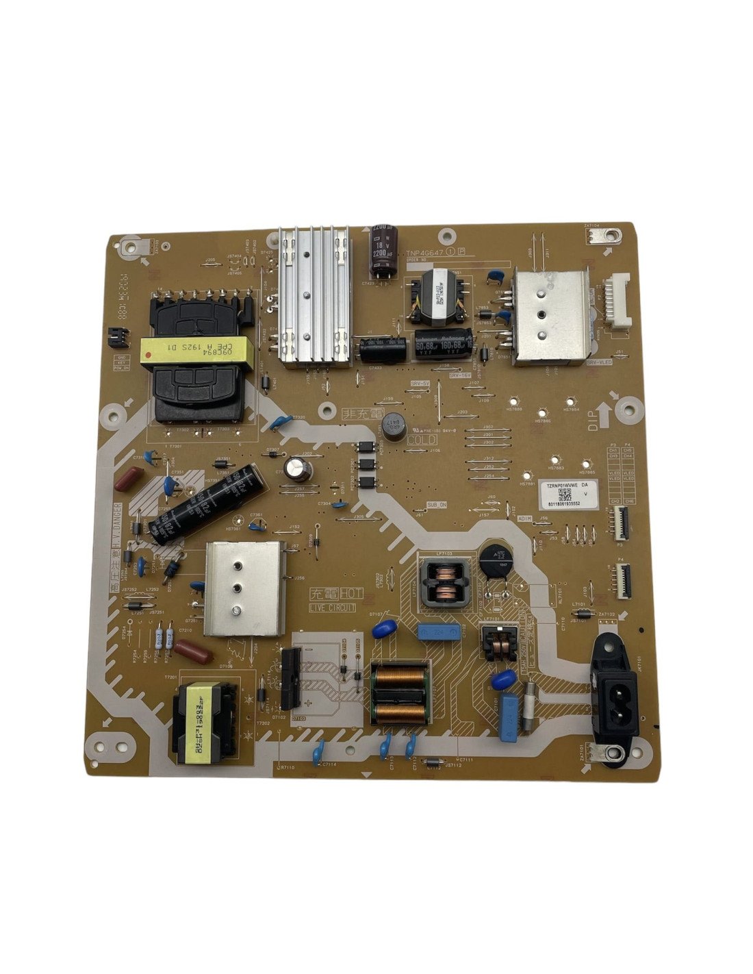 Carte d alimentation TV Panasonic TX 50GX810E réf TNP4G647