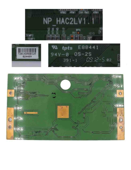 Carte T-CON LTY400HA12 pour TV Sony KDL-40V5610
