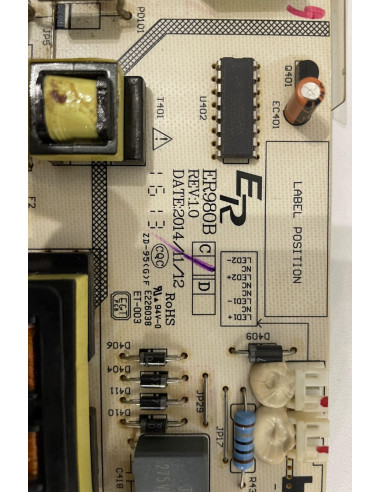 Carte d'alimentation TV Proline L5579UHD LED  Ref ER980B-C