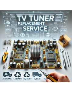 Remplacement Tuner sur carte mère TV