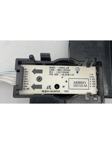 Bouton Power TV Samsung UE58J5000AW Réf BN41-02149A