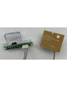 Bouton Power + Capteur infrarouge TV Sharp 40AJ2E Réf YX-PCB-KEY-136 2