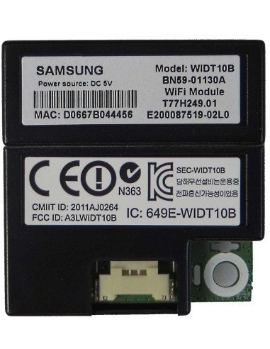 Module Wifi WIDT10B TV Samsung UE40D6500