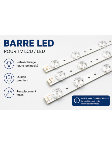 Kit Rétroéclairage LED pour TV Thomson 49UD6006S