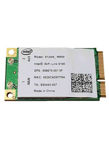 Carte Wifi Intel WIFI Link5100 HP SPS 506678-001