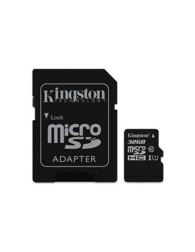 Carte Micro SD SDCS 32Go CL10 Kingston Canvas Select UHS-I