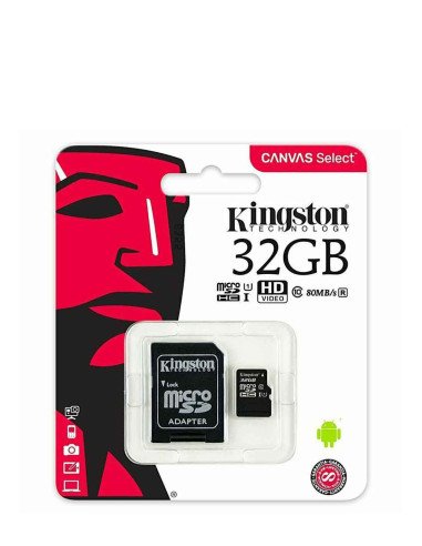 Micro SD SDHC 32Go Kingston HD Class 10 + Adaptateur