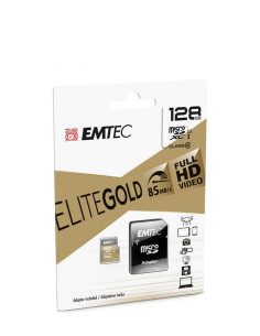 Micro SD SDXC 128Go EMTEC Full HD Class 10 + Adaptateur