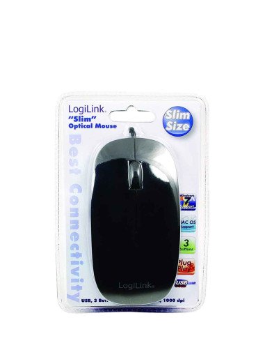 Souris optique filaire Logilink 1000dpi