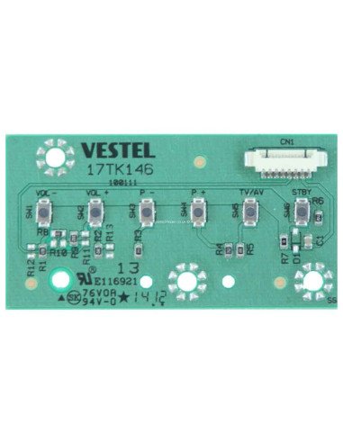 Clavier VESTEL 17TK146 TV Toshiba 32W1333DG