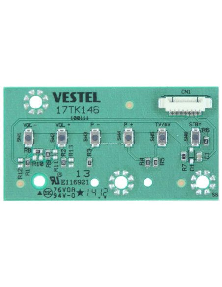 Clavier VESTEL 17TK146 TV Toshiba 32W1333DG