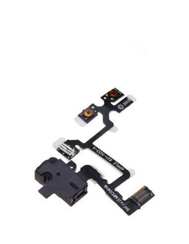 Nappe connecteur Jack & Boutons volume Iphone 4 / 4S