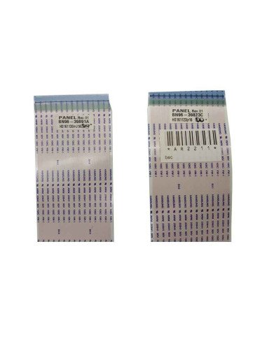 Paire de Câbles LVDS BN96-39891A / BN96-39823C TV Samsung UE40KU6000W