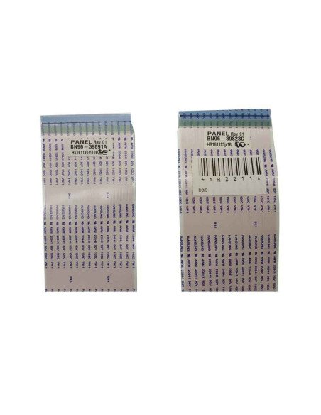 Paire de Câbles LVDS BN96-39891A / BN96-39823C TV Samsung UE40KU6000W