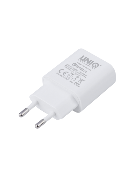 Chargeur Quick Travel avec câble micro USB (Blanc)