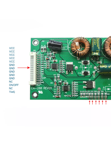 Panneau de pilote universel rétroéclairage TV LCD LED, CA-288 26 à 55 pouces