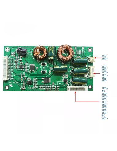 Panneau de pilote universel rétroéclairage TV LCD LED, CA-288 26 à 55 pouces