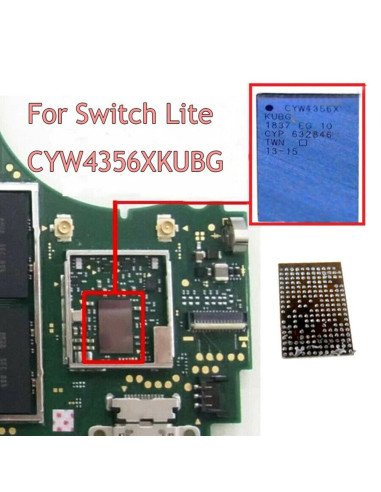 puce wi-fi IC pour Console nintendo Switch Lite 4356XKUBG original