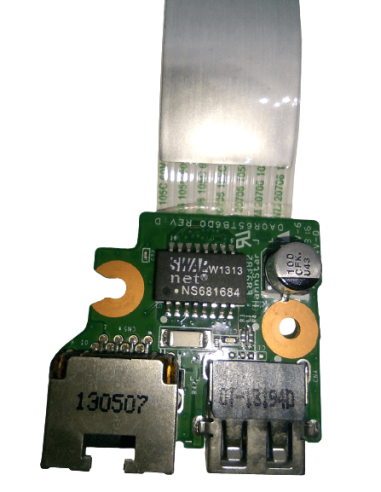 Carte Ports USB RJ45 Ethernet DA0R65TB6D0 HP 17-e023sf