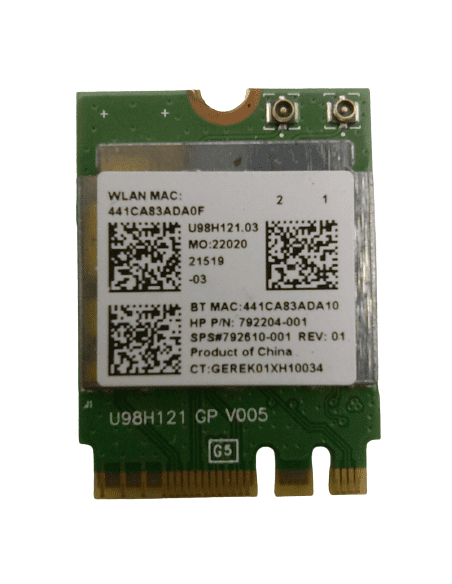 Carte WIFI pour PC portable HP 15-ac165nf / RTL8723BE