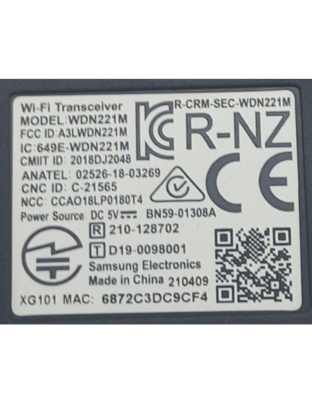 Carte Wifi TV Samsung UE58TU6905K ref BN59-01308A