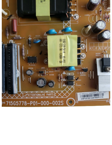 Carte d'alimentation TV Philips 47PFL5028H/12 ref 715G5778-P01-000-002S