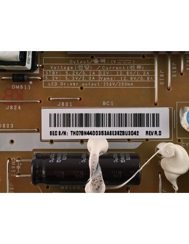 Carte d'alimentation TV Samsung UE28F4000AW ref BN44-00353A