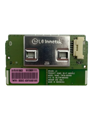 Carte Wifi TV LG 55UH615V réf EAT61813903